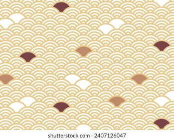 Vector Auspicious Japanese Pattern Background Texture