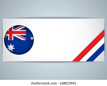 Vector - Australia Country Set of Banners