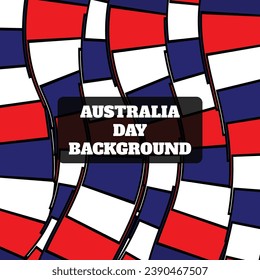 vector Australia Day Abstract Background Flat Design
