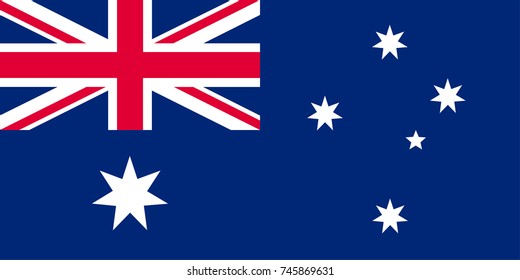 Vector Australia flag 