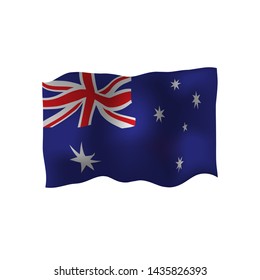 Vector Australia flag, new design