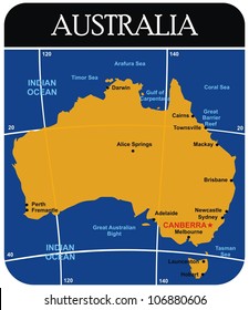 Vector Australia Map