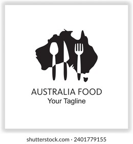 vector australia restaurant logo template