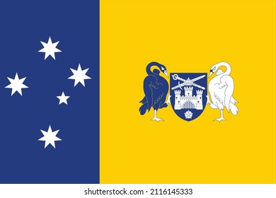 Vector de la bandera del Territorio de la Capital de Australia.