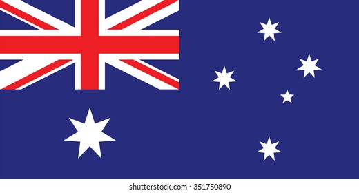 Vector of Australian flag.