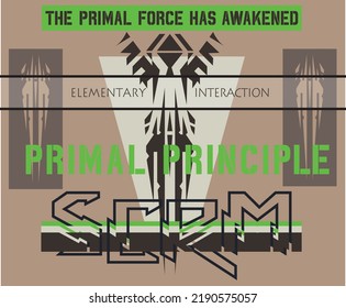 vector authentic pattern made of geometric shapes