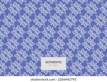 Vector authetic pattern batik. Suitable tu wallpaper, decor, and other design work