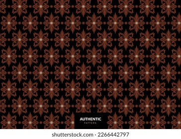 Vector authetic pattern batik. Suitable tu wallpaper, decor, and other design work