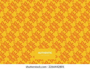 Vector authetic pattern batik. Suitable tu wallpaper, decor, and other design work