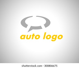 Vector auto logo design. Auto company insignia template. Auto service logo.
