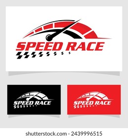 Vector Auto speed car logo design