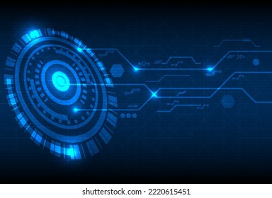 vector automation technology abstract, futuristic background