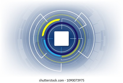 vector automation technology display, abstract communication background
