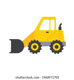 Vector Automobile Building Construction Machinery Toys for boys Isolated on background.