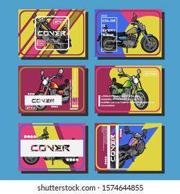 Vector automotive banner template. Grunge tire tracks background for vertical poster, digital banner, flyer, booklet cover, brochure and web design. 