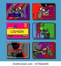 Vector automotive banner template. Grunge tire tracks background for vertical poster, digital banner, flyer, booklet cover, brochure and web design. 