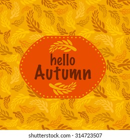 Vector autumn background