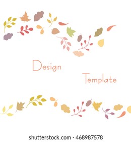 Vector autumn background template. Make clipping mask
Clip art for design
