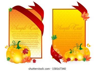 Vector Autumn  banners