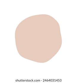 Vector autumn brown stain. Universal. School, cosmetics, show, website, isolated isolated element on a white background