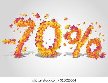 Vector autumn discount price