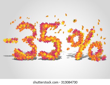 Vector autumn discount price