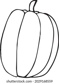 vectorial elemento otoño decoración gráfica de calabaza en blanco y negro producto de empaquetado cosecha de la calabaza de boquilla vintage de botany walkie talkie vintage ilustración octubre