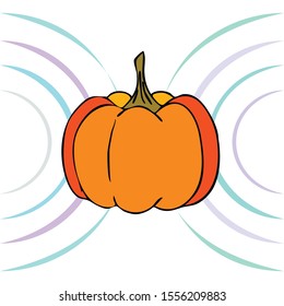 Vector of Autumn, Fall season theme, pumpkin, jam, umbrella. Set of cute colorful icon collection. Vector background.