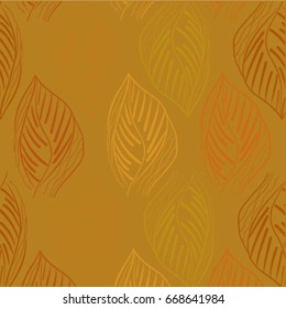 Vector autumn fallen leaves pattern