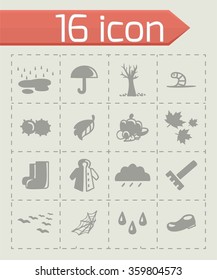 Vector Autumn icon set
