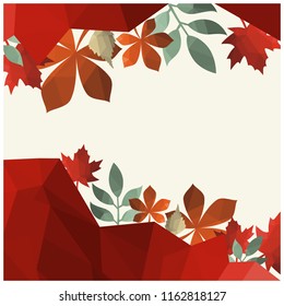 Vector autumn leaves