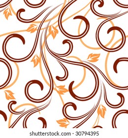 Vector autumn ornament