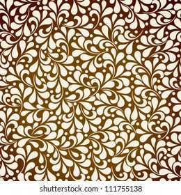 Vector autumn seamless wallpaper pattern.