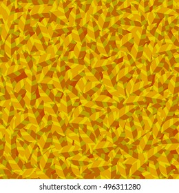 vector autumn yellow foliage seamless pattern