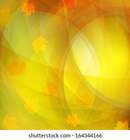 vector autumnal abstract colorful background