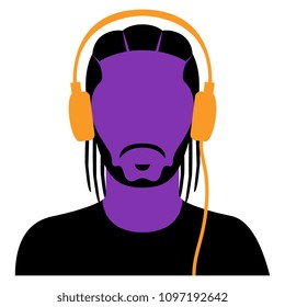 Vector Avatar Character Isolated On White Background