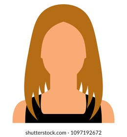 Vector Avatar Character Isolated On White Background