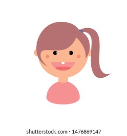 Vector Avatar: cute, cartoon, colorful, simple, flat, abstract