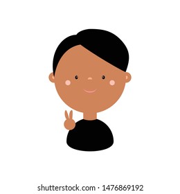 Vector Avatar: cute, cartoon, colorful, simple, flat, abstract