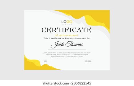 vector award certificate design. certificate vector art. popular certificate vector