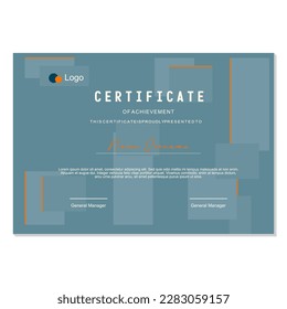 vector award certificate design template