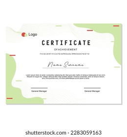 vector award certificate design template