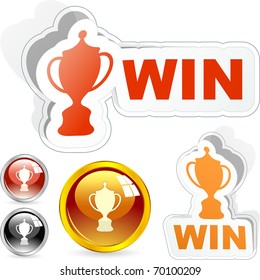 Vector award collection.