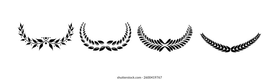 Vector award laurel wreath art