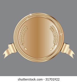 vector award medal - bronze