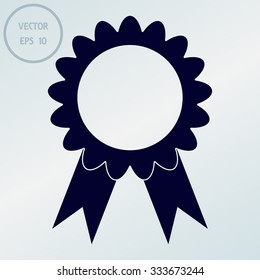  Vector award medal icon