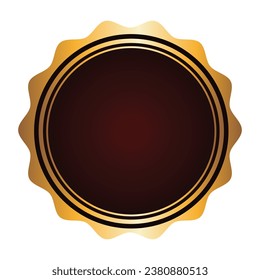 Vector award ribbon isolated on white.