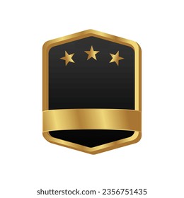 Vector award ribbon on white background