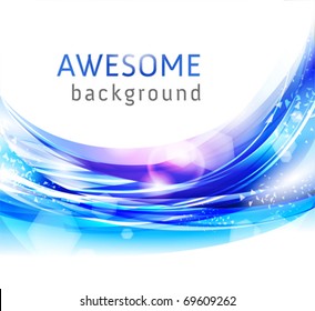 Vector awesome abstract blue backgrounds for business
