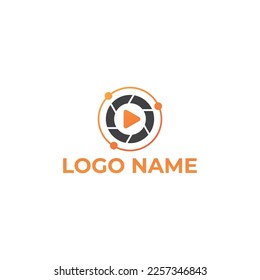 Vector awesome media logo design vector